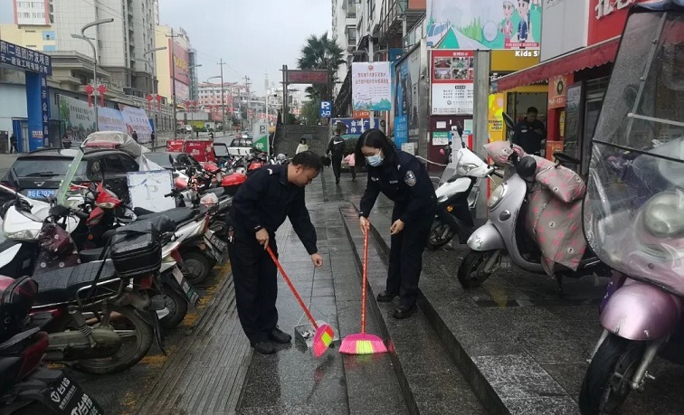贵州惠水县公安局积极开展人居环境整治志愿服务活动