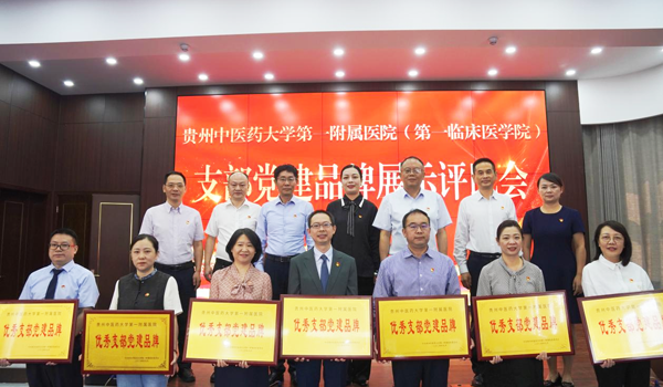 贵州中医药大学一附院举行支部党建品牌展示评比会