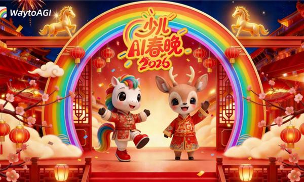 聚AI之光，燃好奇之火：150名少年跨越40城共创首届少儿AI春晚